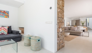 Resa estate modern villa for sale ibiza first line north living and second room.jpg